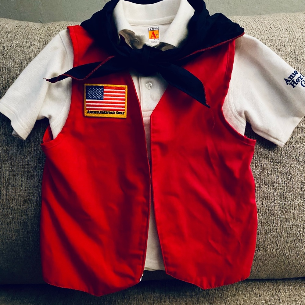 American Heritage Girls uniform.